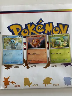 Pokemon TCG Scarlet & Violet 151 Poster Collection 3-Card Holo Promos NM - Image 1