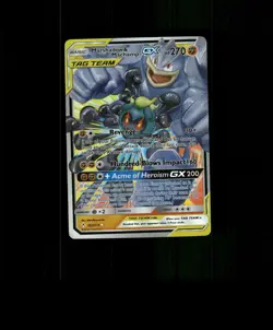 FAN-ART READ DESCRIPTION BELOW HOLO Machamp Card Machamp Pokemon Card p1 - Image 1
