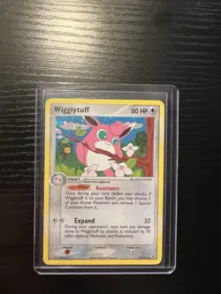 Pokemon TCG Wigglytuff 52/112 FireRed & LeafGreen Reverse Holo Card - Image 1