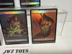 Magic the Gathering MTG Assorted Full Art Pizza x5 Land FOIL Cards NM/M TMNT 320 - Image 4
