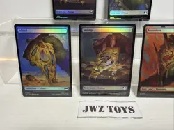Magic the Gathering MTG Assorted Full Art Pizza x5 Land FOIL Cards NM/M TMNT 320 - Image 5