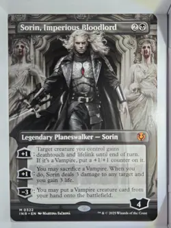 Sorin, Imperious Bloodlord (Borderless) - M322 - MTG - Innistrad Remastered (INR - Image 1