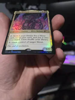 2019 MTG Magic the Gathering SLD Secret Lair Drop Foil #10 Sliver Overlord - Image 4