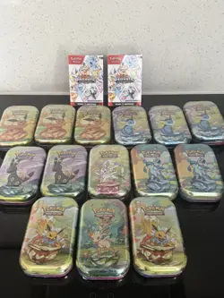 Pokemon Prismatic Evolution Booster Bundle x2 + Mini Tins - Brand New Sealed - Image 1