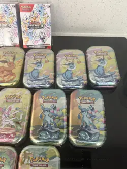 Pokemon Prismatic Evolution Booster Bundle x2 + Mini Tins - Brand New Sealed - Image 4