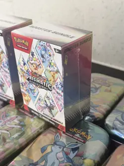 Pokemon Prismatic Evolution Booster Bundle x2 + Mini Tins - Brand New Sealed - Image 5