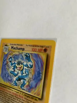 Machamp Trainer Deck A SUPER RARE Pokemon Card 8/102 Please Read Description - Image 5