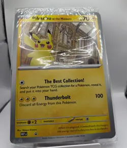 Pikachu At The Museum, Pokemon X Natural History Museum Jumbo Promo - Sealed - Image 1