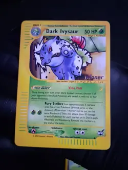 Dark Ivysaur Winner Gold Stamp #6 Best of Game NM Pokemon Promo 2003 - Image 1