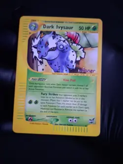 Dark Ivysaur Winner Gold Stamp #6 Best of Game NM Pokemon Promo 2003 - Image 2