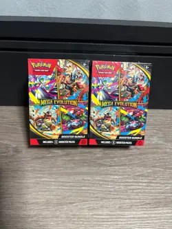 Pokemon Sealed Mega Evolutions Booster Bundles X2. Brand New and sealed. - Image 1