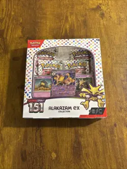 Alakazam Ex Collection Box Scarlet & Violet 151 Pokemon 2023 Factory Sealed - Image 1