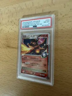 Charizard G LV. X PSA 8 Japanese Pokemon Card 002/016 Half Deck 1st Ed Holo 2009 - Image 2