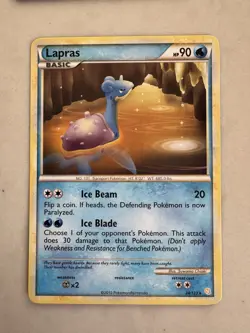 Pokemon Holo Card Lot Lapras 5 Holo Cards V Vmax GX - Image 3