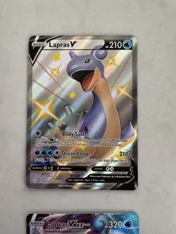Pokemon Holo Card Lot Lapras 5 Holo Cards V Vmax GX - Image 5