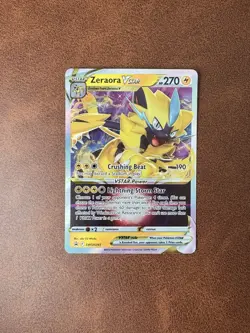 Pokemon Card Zeraora VSTAR SWSH265 Promo Full Art Holo Sword & Shield M/NM - Image 1
