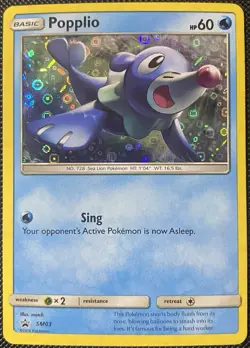 Popplio - (General Mills Promo) SM03 Miscellaneous Cards & Products Holo Pokemon - Image 1
