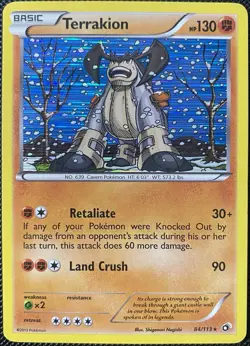 Terrakion 84/113 Legendary Treasures Holo - Pokemon Card - Image 1
