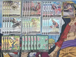 One Piece TCG - Crocodile Deck + 10 Dons!!! - Sleeved - 60+ Cards - Image 1
