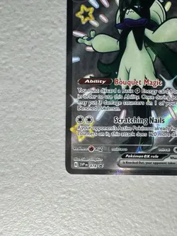 Pokemon TCG Meowscarada EX Black Star Promo Full Art Holo Card SVP #078 - Image 2
