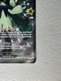 Pokemon TCG Meowscarada EX Black Star Promo Full Art Holo Card SVP #078 - Image 3