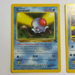 Pokemon TCG Tentacool Tentacruel 2-Card Evolution Lot WOTC Vintage 1999 - Image 2