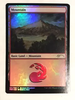 Mountain NM Foil Standard Showdown 2017 MTG - Image 1