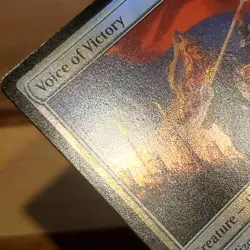 1x Voice of Victory - Foil - Tarkir Dragonstorm, MTG NM / LP Small Indent Line - Image 4