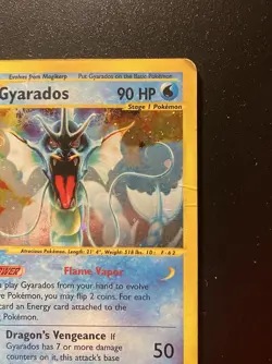 Pokemon Card-Gyarados-H10/H32-Holo-NoCrystal-Skyridge-ENG-LP-SWIRL - Image 3