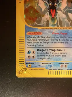 Pokemon Card-Gyarados-H10/H32-Holo-NoCrystal-Skyridge-ENG-LP-SWIRL - Image 5