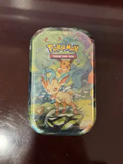 Pokemon Prismatic Evolutions Mini Tin Leafeon Sealed - New - Image 1