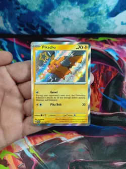 Pokemon Pikachu Baby Shiny 131/091 SV Paldean Fates PAF NM Condition - Image 1