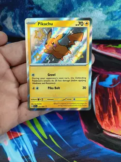 Pokemon Pikachu Baby Shiny 131/091 SV Paldean Fates PAF NM Condition - Image 3