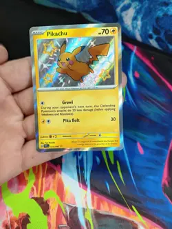 Pokemon Pikachu Baby Shiny 131/091 SV Paldean Fates PAF NM Condition - Image 4
