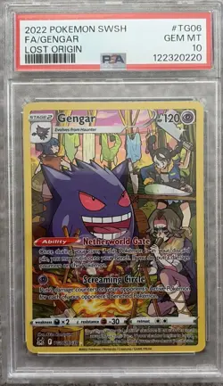 Pokemon Gengar Sword &Shield Lost Origins SIR TG06/TG30 - Image 1