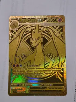Mega Charizard Y ex ASC EN 294/217 GOLD Hyper Rare Pokemon Ascended Heroes - Image 2