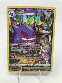 Pokemon Gengar Ultra Rare Holo Stage 2 TG06/TG30 Lost Origin 120 HP English - Image 1