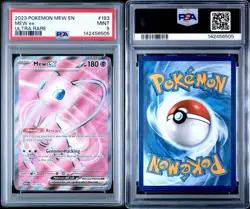 2023 POKEMON MEW EN-151 ULTRA RARE #193 MEW EX 193/165 PINK MINT PSA 9 - Image 3