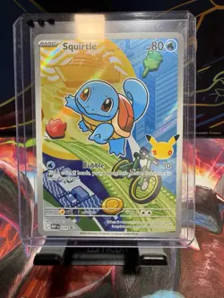 First Partner Illustration Squirtle Promo Full Art Holo 039 Pokemon TCG - Image 1