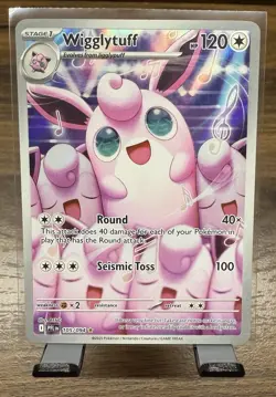 Pokemon TCG - Wigglytuff 105/094 NM Illustration Rare Holo Phantasmal Flames - Image 1