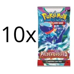 Pokemon TCG 10x Booster Pack PALDEA EVOLVED SV02 - ENG ENGLISH - Image 1