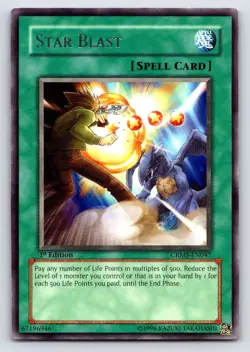 Yu-Gi-Oh! TCG Star Blast 1st Edition CRMS-EN047 - Image 1