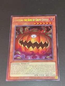 Yu-Gi-Oh! Pumpking the King of Grave Ghosts (SR) -1st Ed. - MZMU-EN001- NM - Image 1