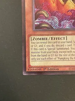 Yu-Gi-Oh! Pumpking the King of Grave Ghosts (SR) -1st Ed. - MZMU-EN001- NM - Image 3