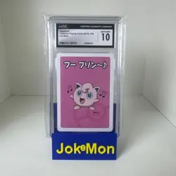 CGC 10 Jigglypuff Old Maid 2019 Japanese Pokemon Card - Image 1