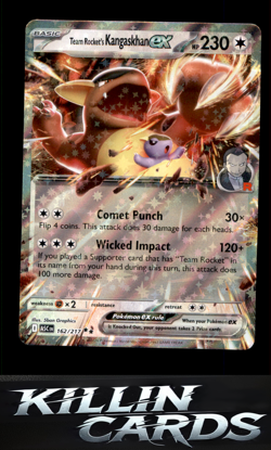 Team Rocket's Kangaskhan ex 162/217 Pokemon Double Rare ME: Ascended Heroes Card - Image 1