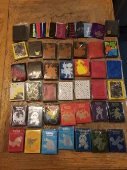 Pokemon TCG Card Sleeves Assorted open packs, Over 1000+ Sleeves total, RARE TOO - Image 1