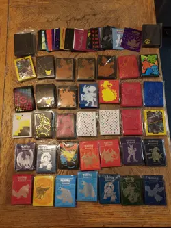 Pokemon TCG Card Sleeves Assorted open packs, Over 1000+ Sleeves total, RARE TOO - Image 2