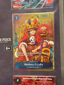 One Piece SEALED NEW ENGLISH Convention Foil Bandai Card Fest Luffy P-043 Promo - Image 1