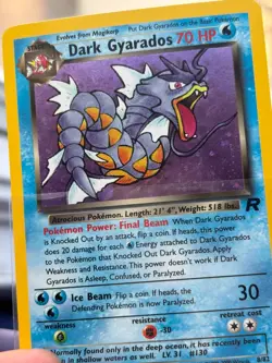 🌊 Dark Gyarados 8/82 - Team Rocket PRERELEASE Promo - WOTC Holo Pokemon Card - Image 1